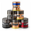 55mm 4-Piece Window Zinc Alloy Grinder – 6-Piece Display Assorted Colors
