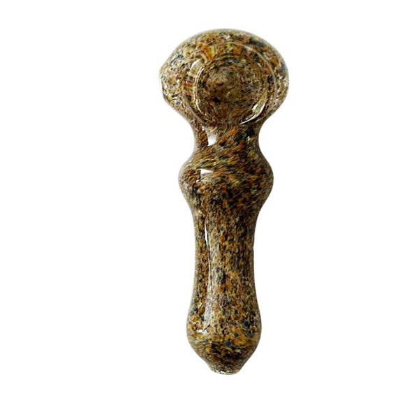 4-1/2" Sunstone Pebble Glass Pipe-Assorted Colours