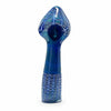 5" Blue Webwork Glass Hand Pipe