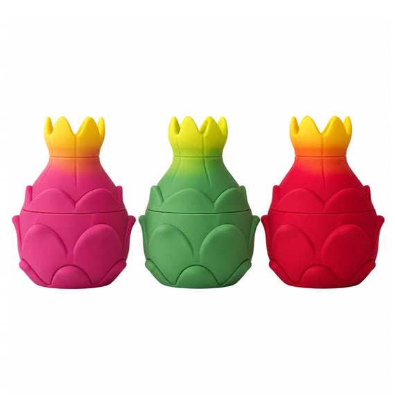 Dragon Fruit 4-Part Grinder – 48mm | 88mm Tall | 6 PCS Display