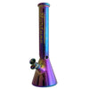 14"  4mm Electroplate Glass Bong- Assorted Colour