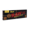 Raw Black King Size Pre Rolled Cone - 20 Pack