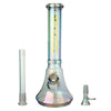Fortune | Electroplated 14" 7mm New Beaker - 4 Assorted Colours