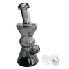 6" Hourglass Design Glass Bong-Assorted Color