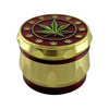 40mm 4-Part Leaf Engraving Tobacco Grinder