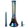 Fortune | Electroplated 14" 7mm New Beaker - 4 Assorted Colours
