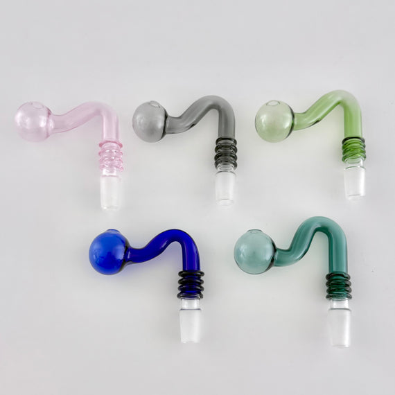 Glass Oil Burner Attachment – 5 Assorted Colors