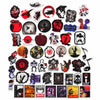 50-Piece Death Anime PVC Sticker Pack – Series 01