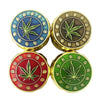 Royal Leaf 42*32mm  4 Parts  Zinc Grinder