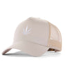 5 Panel Hat Leaf Beige