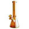 10"  5mm Electroplate Glass Bong- Assorted Colour