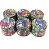 63mm Cartoon Jungle 4-Part Metal Grinder – 6 Assorted Designs
