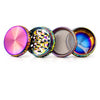 59mm 4-Piece Rainbow Diamond-Cut Zinc Alloy Grinder – 6-Piece Display
