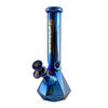 Fortune | 10" Geometric Hexagon Electroplated Glass Bong