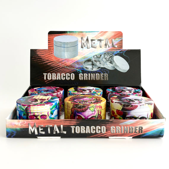 Calaveras Design Grinder 63*44mm 4 Parts