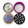 63mm 4-Piece Optical Illusion Metal Grinder – 6-Piece Display