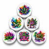 63mm 4-Piece Kush Pop Art Metal Grinder