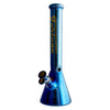 14"  4mm Electroplate Glass Bong- Assorted Colour