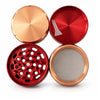 63mm 4-Piece Hourglass Metal Grinder – 6-Piece Display