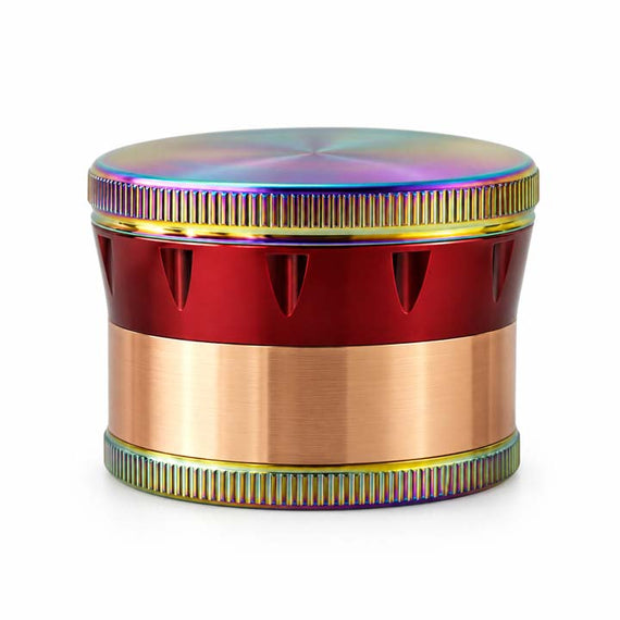 60mm Zinc Alloy 4-Piece Herb Grinder – 6PCS Display