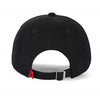 6 Panel Hat Leaf Black