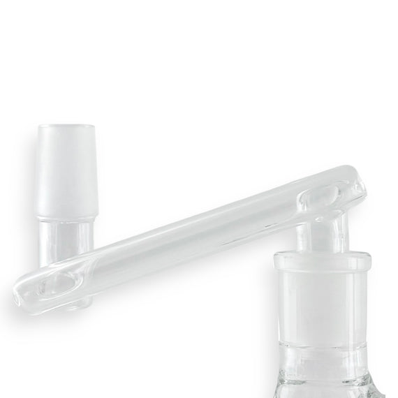 18mm Male to 18mm Male Glass Adapter (Extended Arm)