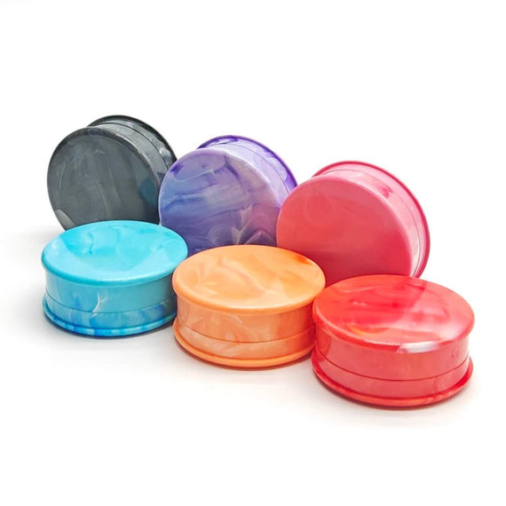 55*25mm 3 Parts  Acrylic Grinder- Assorted Color