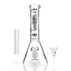 10" Gothic Cross Beaker Bong Series – 4mm Thick Glass