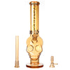 Fortune | 14" 7mm Electroplated Skull Glass Bong