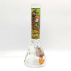 14" 7mm Cartoon Beaker Glass Bong [P22]