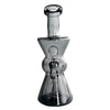 6" Hourglass Design Glass Bong-Assorted Color