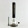 Wellcann 15" Thickened Base Geometric Gold Beaker Glass Bong