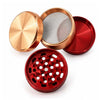 63mm 4-Piece Hourglass Metal Grinder – 6-Piece Display