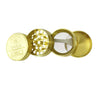 Golden Crown™ 4-Piece 40mm*38 mm Zinc Grinder