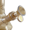 Fortune | 10" Geometric Hexagon Electroplated Glass Bong