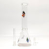 12"  44mm Tube 4mm Cartoon Design Beaker Bong