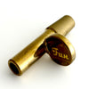 Electroplate 14mm Glass Popper Bowl With Gold Logo
