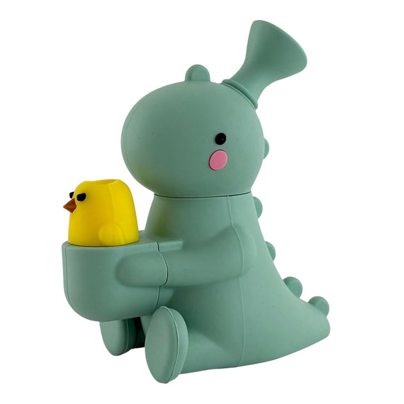 5" Silicone Dinosaur Water Pipe – Assorted Colors