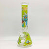 14" 7mm R&M Cartoon Beaker Glass Bong [P29]