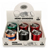 55mm 4-Piece Hand-Crank Metal Grinder