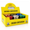 63mm 4-Piece Hourglass Metal Grinder – 6-Piece Display
