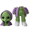 3D Hooded Alien Character Tobacco Grinder – 6PCS Display