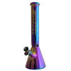 14"  4mm Electroplate Glass Bong- Assorted Colour