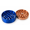 55mm 4-Piece Window Zinc Alloy Grinder – 6-Piece Display Assorted Colors