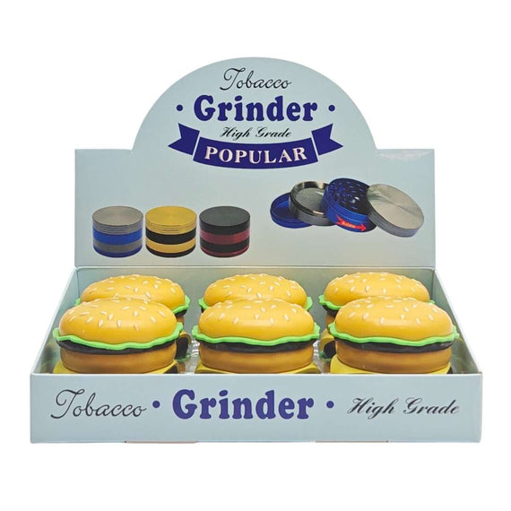 Hamburger Design Zinc Grinder