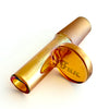 Electroplate 14mm Glass Popper Bowl With Gold Logo