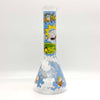 14" 7mm R&M Cartoon Beaker Glass Bong [P29]