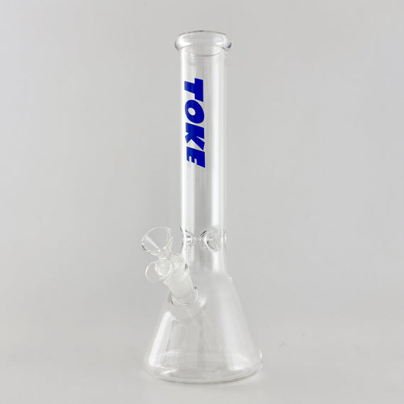 TOKE - 12" Beaker Bongs – 4mm Thick Glass