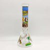 14" 7mm Cartoon Beaker Glass Bong [P22]