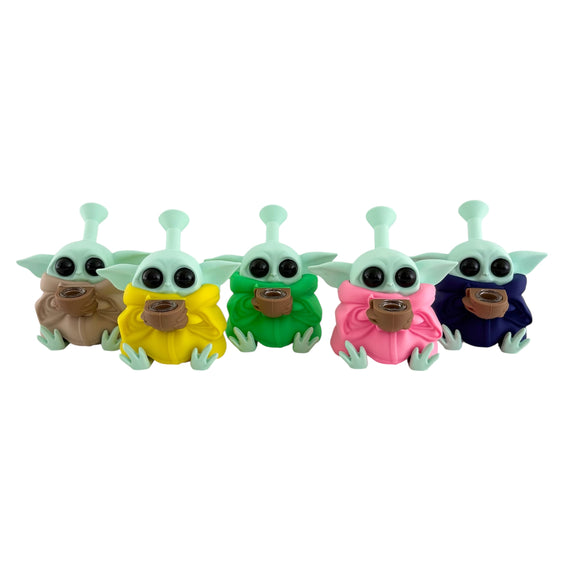 5" Baby Alien Silicone Water Pipe